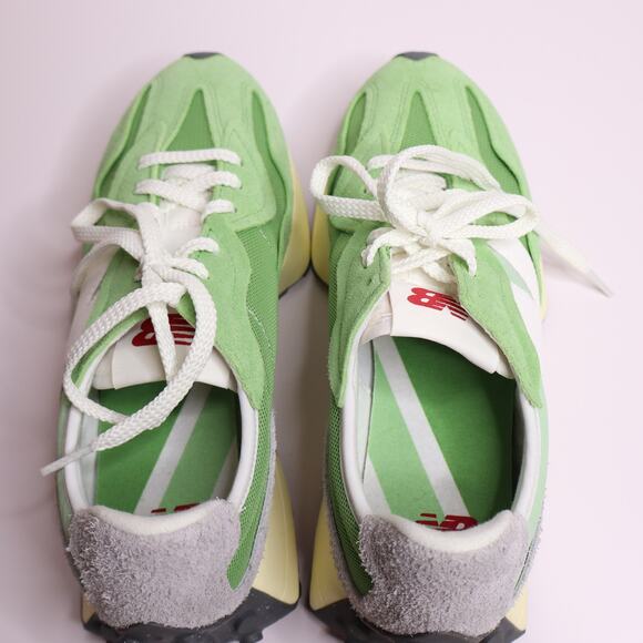 NEW BALANCE NWOB 327 Sneaker Suede Light Green Gray U327WRD Women's 10.5 - Picture 5 of 8